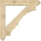 Ekena Millwork Balboa Arts and Crafts Rough Sawn Bracket w/ Offset Brace, Douglas Fir, 8"W x 48"D x 48"H BKT0806X48X48BOA03RDF - alternate 3
